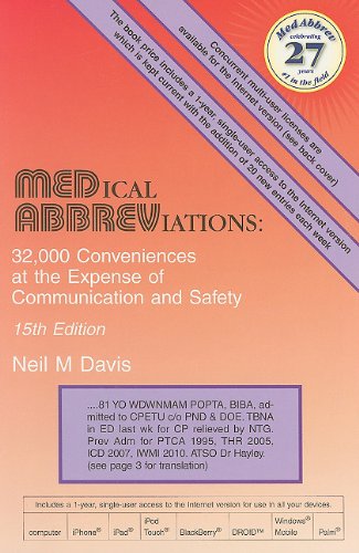 9780931431159-uk Medical Abbreviations: 32,000 Conveniences at the Expense of Communication and Safety - Image 1