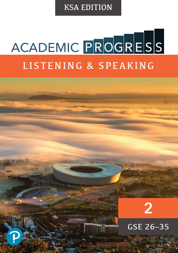 AP LS2 Cover UQU - Academic Progress: Listening and Speaking Level 2 Student's eText w/ MEL (Access Code Only) - Image 1