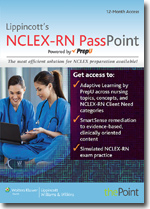 KSU - Lippincott's NCLEX-RN PassPoint 6 Months Access Code