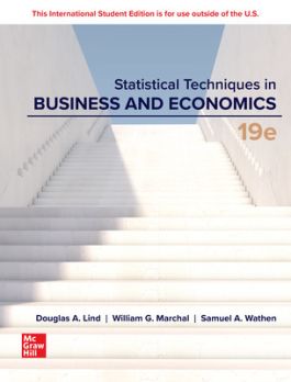9781398931985 IAU- Stat 106 - Statistical Techniques in Business and Economics (Connect Access Code Only) - Image 1